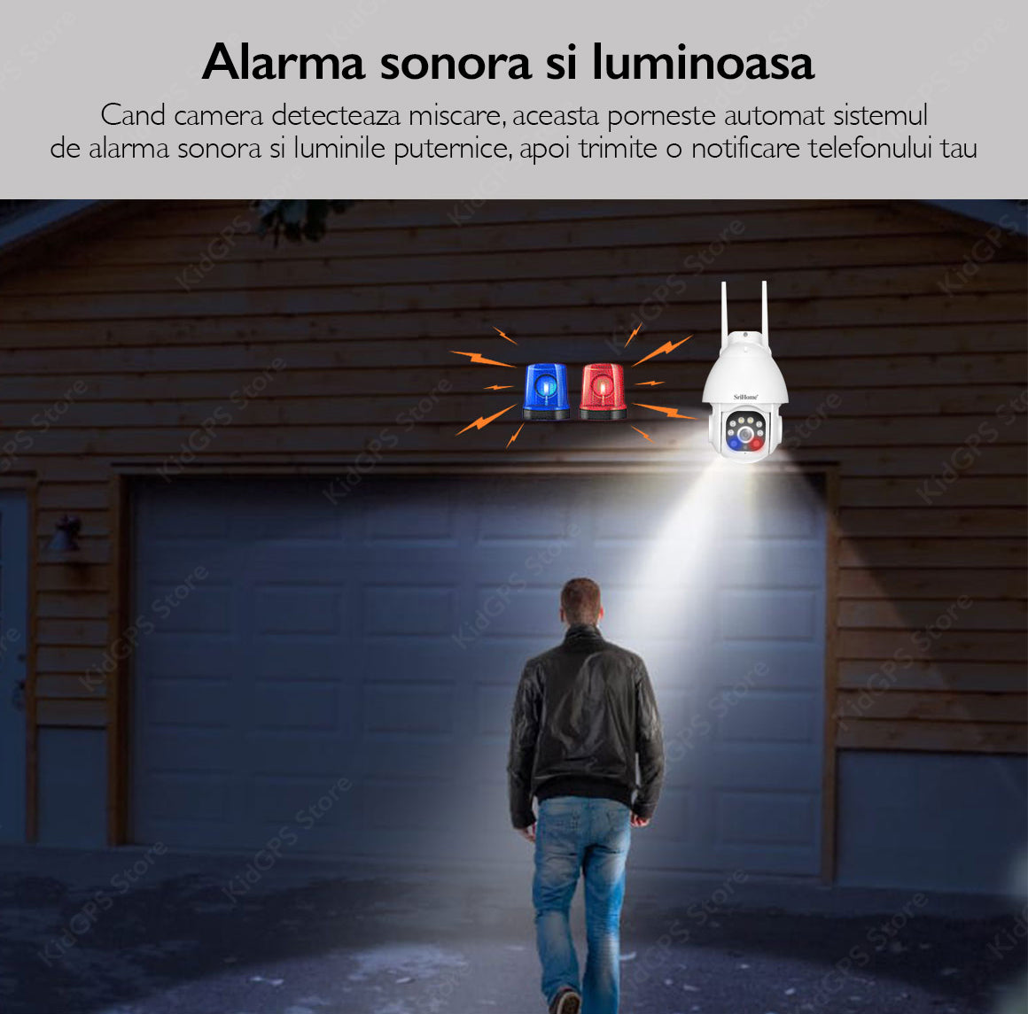 Camera de supraveghere WIFI SriHome SH039B Pro Camera de supraveghere WIFI SriHome SH039B Pro